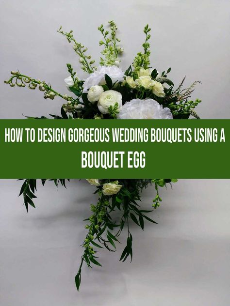 Floral Egg Bouquet, Diy Cascading Bridal Bouquets, How To Make A Wedding Bouquet, Bohemian Bouquet, Flower Boquet, Diy Bridal Bouquet, Gorgeous Wedding Bouquet, Round Bouquet, Cascading Bridal Bouquets