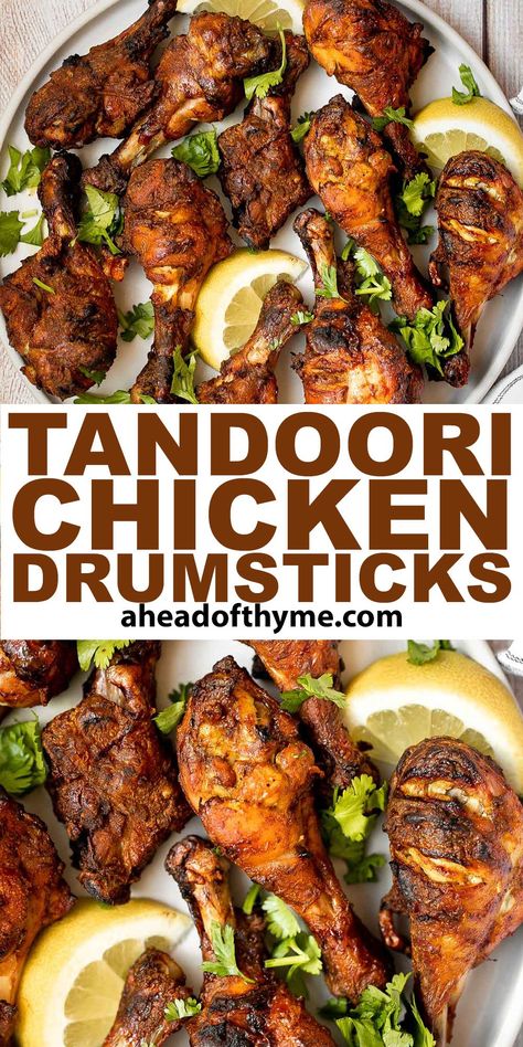 Tandoori Chicken Drumsticks Tandoori Chicken Drumsticks, Butter Chicken Drumsticks, Indian Chicken Drumstick Recipes, Chicken Legs Meals, Mediterranean Chicken Drumsticks, Indian Drumstick Recipes, Chicken Leg Meal Prep, Meals With Chicken Drumsticks, Chicken Drumstick Recipes Stovetop