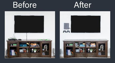 xbox one wall mount before and after Living Room Floating Mantle Xbox Storage, Xbox Storage Ideas Wall Mount, Xbox Wall Mount, Wall Mount Game Console, Tv And Game Console Wall Mount, Xbox Series X Wall Mount, Tv Organization, Tv Life, Stack Game