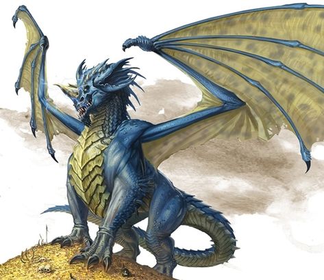 Chromatic Dragon, Blue Dragons, Dragon Anatomy, Dragon Blue, Creature Fantasy, Dragon Comic, Dragon's Lair, Dnd Dragons, D D Monsters