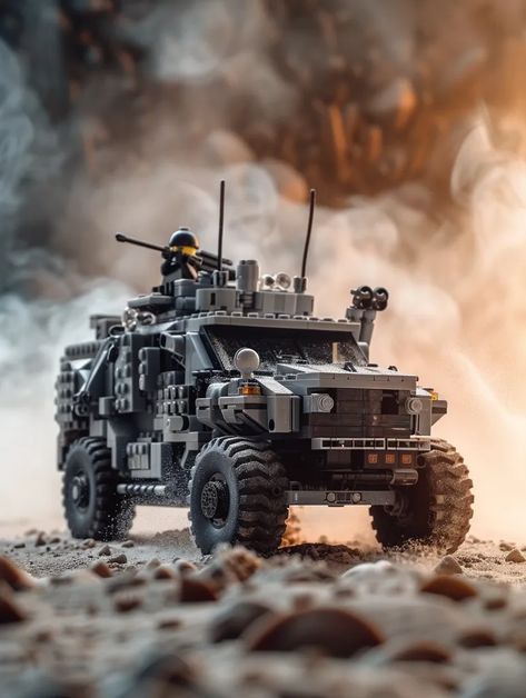 Midjourney AI Image: master piece，lego bricks，Military eXtreme Truck，low angle shot，dusty，minimalism background，super det... → more in ai-img-gen.com Low Angle Shot, Lego Military, Lego Bricks, Master Piece, Low Angle, Lego Brick, Military Vehicles, Lego, Vehicles