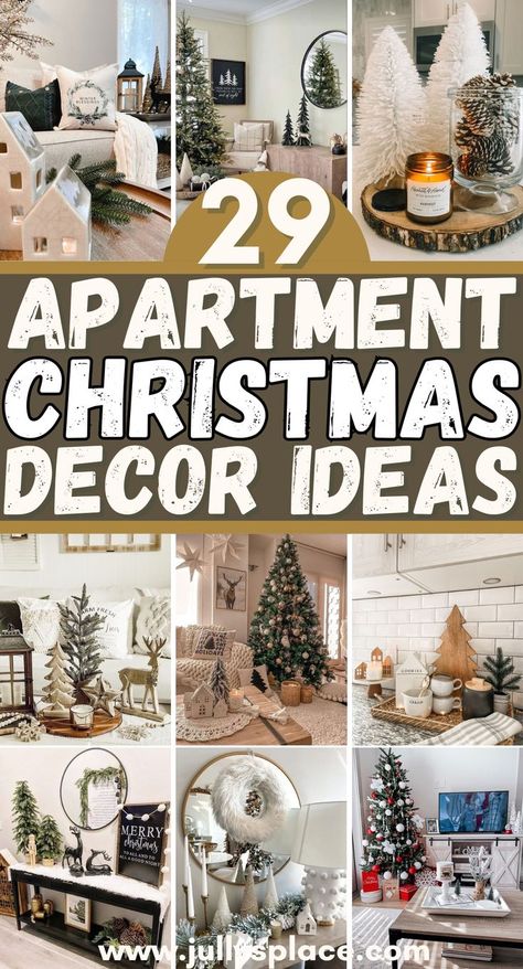 apartment christmas decor, christmas decor ideas, christmas decorations, small apartment christmas decor Christmas Mantle Decor Ideas, Small Apartment Christmas Decor Ideas, Small Apartment Christmas Decor, Minimalist Christmas Decor Ideas, Small Apartment Christmas, Neutral Christmas Decor Ideas, Apartment Christmas Decor Ideas, Apartment Christmas Decor, Cozy Winter Decor