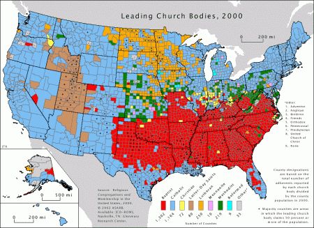 Bible Belt, College Board, America Map, World Religions, Us History, Historical Maps, Us Map, World History, American History