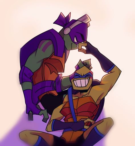 Tcest Tmnt 2018, Rottmnt Donnie X Leo, Rottmnt Fanart, Disaster Twins, Tmnt Characters, Turtle Tots, Ninja Turtles Funny, Teenage Mutant Ninja Turtles Artwork, Teenage Mutant Ninja Turtles Art