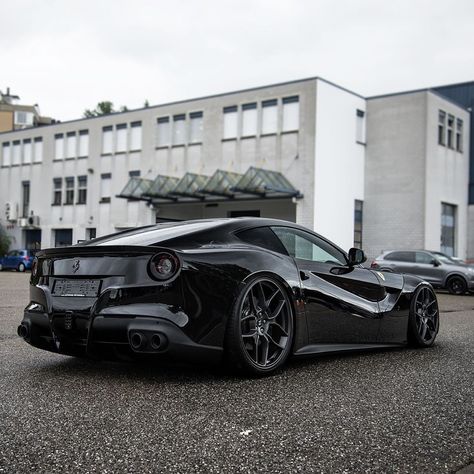 SwissRichStreets on Instagram: “Murdered out F12 Berlinetta. @benjaminbrnicanin #ferrari #f12berlinetta #novitec” Ferrari Berlinetta, Ferrari F12 Berlinetta, Murdered Out, Ferrari F12berlinetta, F12 Berlinetta, Fantasy Cars, Think Different, Ferrari F12, Car Goals