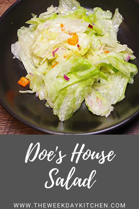 Simple, unique and very fresh flavors! Definitely something new and different to try. Iceburgers Lettuce Salad, Iceberg Lettuce Salad Recipes, Iceberg Lettuce Recipes, Salads Dressing Recipes, December Meals, Iceberg Lettuce Salad, Iceberg Salad, Salads Green, Salad At Home