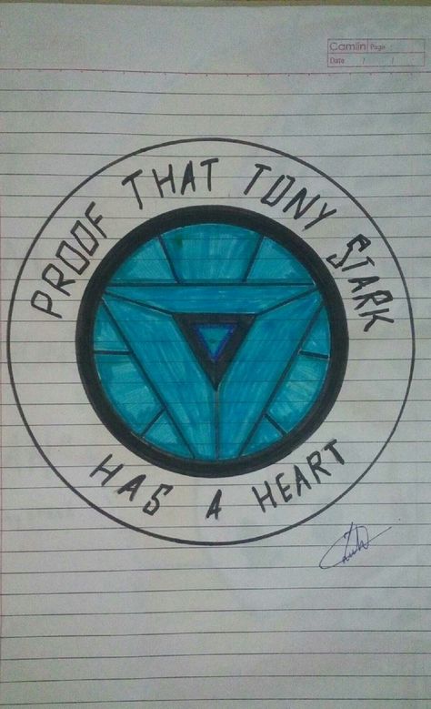 For the biggest heart out there.... Love u 3000 Tony Stark Tony Stark Heart Drawing, Marvel Drawings Easy, Tony Stark Drawing, Tony Stark Has A Heart, Love U 3000, Comic Book Drawing, Marvel Drawings, Fun Arts And Crafts, Heart Drawing