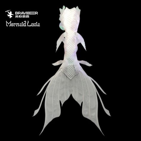 Professional Mermaid Tail, Mermaid Tail White, White Mermaid Tail, Mermaid Oc, Siren Tail, Mermaid Things, Dr Visuals, Supernatural Dr, Png Tuber