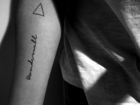 Tattoo Idea, Triangle Tattoo, Tattoo Quotes, Tattoos