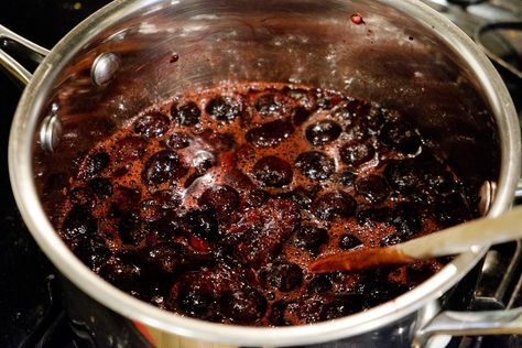 Winter Spiced Cherry Jam Recipe Spiced Cherry Jam Recipe, Spiced Cherry Jam, Cherry Jam Recipes, Christmas Jam, Christmas Spices, Fruit Preserves, Jam And Jelly, Holiday Cookie Recipes, Apple Butter