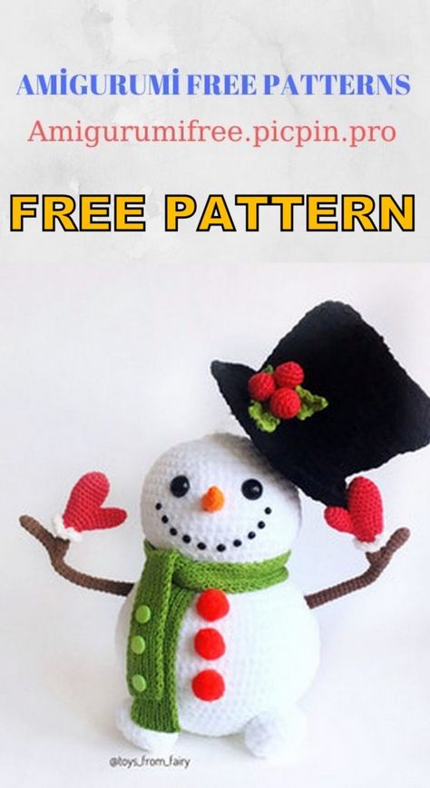 Crocheted Snowman, Snowman Amigurumi, Crochet Decorations, Crochet Christmas Hats, Paper Dahlia, Christmas Crochet Patterns Free, Snowman Pattern, Crochet Snowman, Crochet Xmas