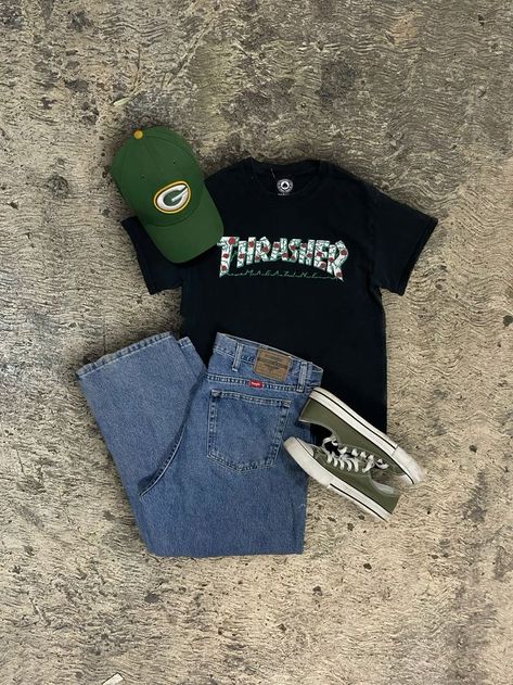 Unrealistic Outfits, Vintage Outfits For Men, Bf Fits, Thrasher Outfit, Sigma Chi, Everyday Fits, Everyday Casual Outfits, 2024 Outfits, Street Style Outfits Men