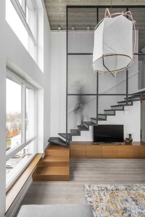 STEP UP YOUR DESIGN GAME - Clever Ideas For Making The Most Of Your Under Stairs Space. — Gatheraus Aesthetic Entrance, Door Aesthetic, Two Story House Design, Stairs In Living Room, Home Maintenance Checklist, Accessories Aesthetic, Maintenance Checklist, Stairway Design, Stairs Design Modern