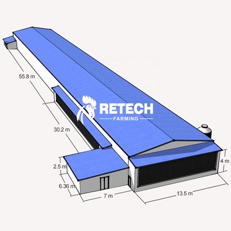 Poultry Farm Design Ideas, Poultry House Design, Poultry Farm Buildings, Cattle Facility, Poultry Farm Design, Farmhouse Layout, Layer Chicken, Free Range Eggs, Concrete Block Walls