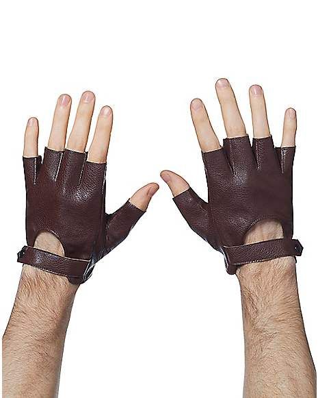 Leather Gloves Pattern, Fingerless Leather Gloves, Epic Costumes, Leather Fingerless Gloves, Descendants Costumes, Coat Pattern Sewing, Gloves Pattern, Hero Costumes, Golden Rose