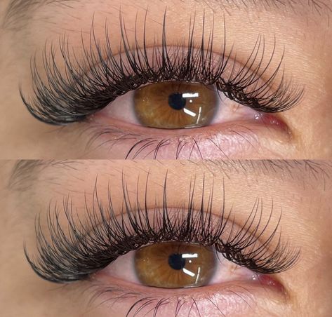 Whispie Eyelash Extension, Eyelash Extensions Astetic, Lash Extension Inspo Volume, Eyelash Extension Astethic, Eyelash Inspo Hybrid, Eyelash Tips, Mink Lash Extensions, Lashes Fake Eyelashes, Natural Eyelash Extensions