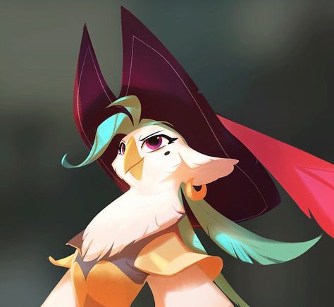 Eagle pirate woman Pirate Hat Drawing Reference, Bird With Hat Drawing, Eagle Character Design, Pirate Hat Drawing, Aarakocra Pirate, Captain Celaeno, Pirate Fanart, Pirate Bird, Anthro Bird