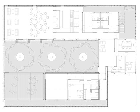 Community Space Design, Section Drawing Architecture, Senior Citizen Housing, Hall Flooring, Community Halls, Student Center, Event Hall, Community Space, Community Center