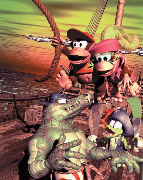 Donkey Kong Country 2 Donkey Kong Country 2, Don King, Giant Bomb, Country Backgrounds, Diddy Kong, Donkey Kong Country, Retro Gaming Art, Japan Kawaii, Anime Japanese