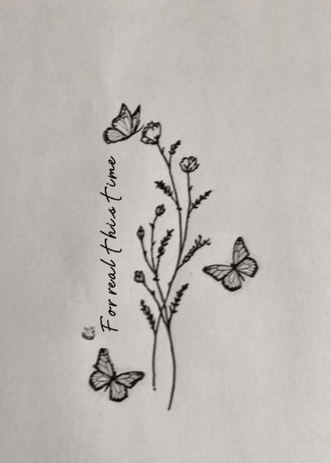 One Side Butterfly Tattoo, Dainty Flower And Butterfly Tattoo, Butterfly Meaning Tattoo For Women, Tattoos With Deep Meaning Butterfly, Side Of Wrist Tattoo, Side Wrist Tattoos For Women, Sentimental Butterfly Tattoos, Side Wrist Tattoos, Flower Wrist Tattoos