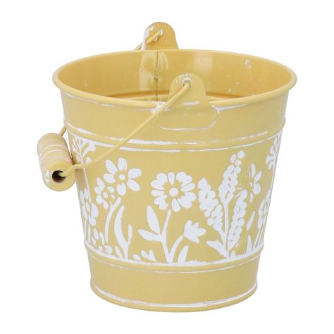 Floral Embossed Metal Bucket Easter Decoration Metal Bucket Planter, Bucket Planters, Gisela Graham, Metal Bucket, Embossed Metal, Unique Gardens, Garden Decorations, Easter Decoration, Easter Egg Hunt