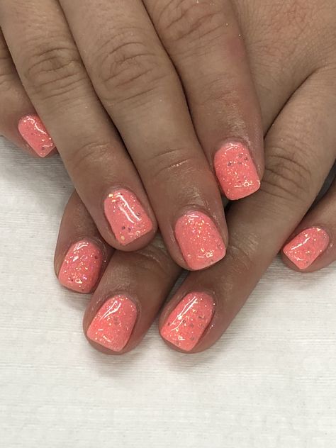 Spring Summer Light Elegance Melon Madness & Mango Crush Glitter Gel Nails Cantaloupe Nails, Nails Summer 2020, Elegance Nails, Light Elegance, Glitter Gel Nails, Shellac Nails, Winter Nail Designs, Nails Summer, Gel Nail Designs