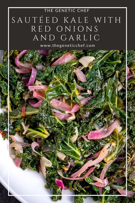 Red Kale Recipes, Red Wine Vinegar Recipes, Sauteed Red Cabbage, Red Russian Kale, Red Kale, Purple Kale, Teriyaki Chicken Wings, Sautéed Kale, Braised Kale