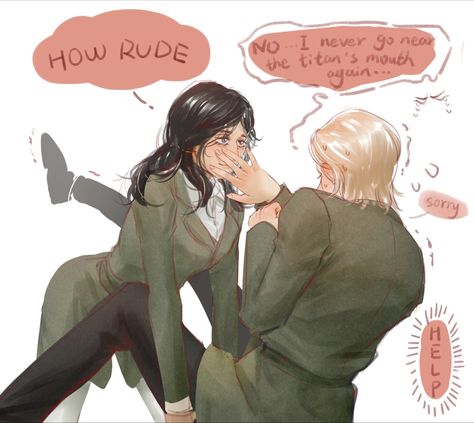 Jean X Pieck Aot, Metal Gear Rising, Attack On Titan Comic, Anime Cupples, Attack On Titan Ships, Attack On Titan Season, Attack On Titan Fanart, Attack On Titan Art, Attack On Titan Anime