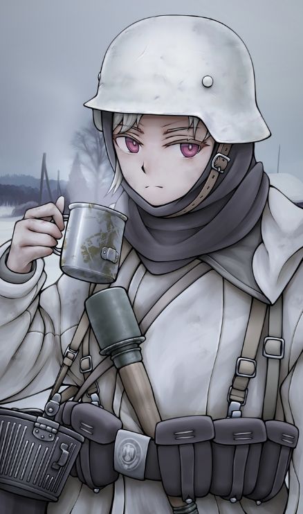 Hoi4 Kaiserreich, Historical Anime, Military Images, Military Poster, Ww2 Soldiers, Military Drawings, Military Artwork, Anime Military, Military Girl