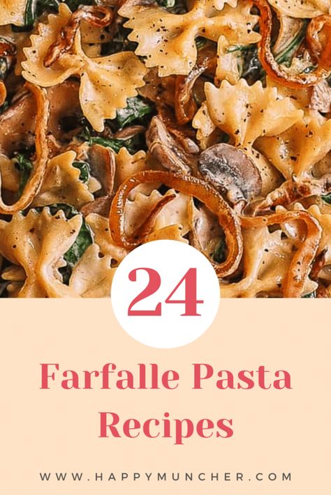 24 Easy Farfalle Pasta Recipes Easy Chicken Pasta Casserole, Farfalle Pasta Recipes, Baked Ziti With Chicken, Chicken Pasta Casserole, Italian Sausage Pasta, Farfalle Pasta, Simple Green Salad, Cajun Chicken Pasta, Pasta Soup