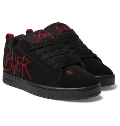 Metalhead Shoes, Y2k Shoes Men, Dc Shoes Outfit, Skater Clothing, Tenis Dc, Dc Court Graffik, Dc Sneakers, Metalhead Fashion, Grunge Shoes