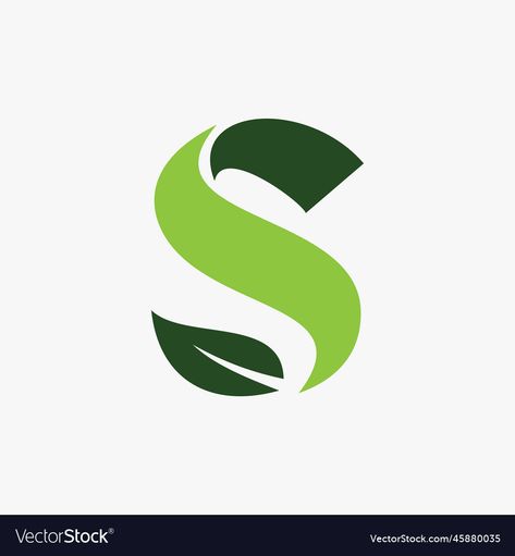 Green Logo Design Ideas, Mowing Logo, Sustainability Logo, Mowing Business, Sk Logo, Sg Logo, Leaves Logo, Green Logo Design, Leaf Symbol