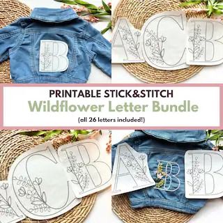 View Sweater Printables by StitchinWithSamantha on Etsy Embroidery Images, Embroidery Personalized, Coffee Ornaments, Stick And Stitch, Print Letters, Letters Embroidery, Digital Embroidery Patterns, Floral Alphabet, Diy Embroidery Kit