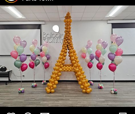 Paris Theme Party Decorations, Paris Theme Party, Prom Decor, Prom Theme, Paris Theme, Theme Party Decorations, Theme Party, Party Themes, Champagne