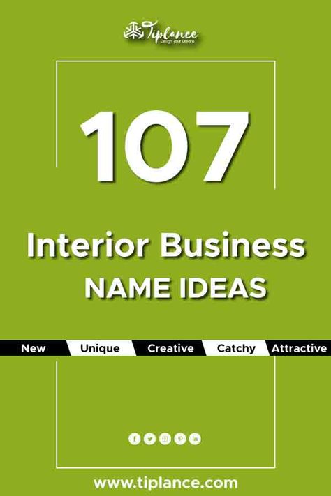 170 Catchy Interior Company Name ideas.  Are you Looking for a name for interior design business or Company? after deep research and weeks of planning and study, we came up with unique, attractive catchy and innovative Interior design business name ideas.  #BusinessNameIdeas #BusinessNames #InteriorDesignBusinessName Interior Designer Name Ideas, Name Studio Ideas, Project Names Ideas Architecture, Interior Names Ideas, Name Company Ideas, Furniture Names Ideas, Interior Design Company Names Ideas, Furniture Brand Name Ideas, Names For Interior Design Studio