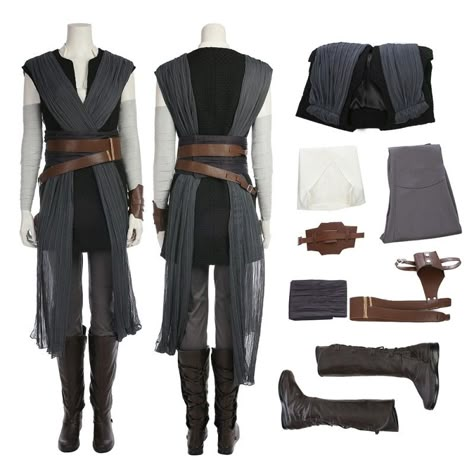 Galaxy Princess, Star Wars Outfit, Star Wars Makeup, Disfraz Star Wars, Rey Costume, Indoor Outfits, Rey Cosplay, Jedi Cosplay, Jedi Costume