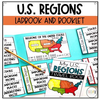 This US Regions Lapbook and Booklet is a great way for students to showcase what they have learned about the different regions of the United States. There are two options to make it easy for you! First US Regions resource includes a Lapbook for students to display their US Regions facts. Included ar... 50 States Activities, United States Regions, Social Studies For Kids, Rubrics For Projects, American History Timeline, Us Regions, Second Grade Writing, Elementary School Classroom, History Timeline