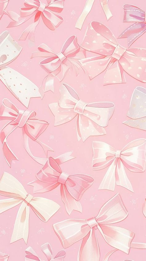 Pink Ribbon Background, Pastel Pink Fashion, Pink Coquette Background, Girly Wallpaper Pink, Iphone Girly Wallpaper, Soft Pink Wallpaper Aesthetic, Iphone Wallpaper Coquette, Pastel Pattern Wallpaper, Birthday Aesthetic Wallpaper