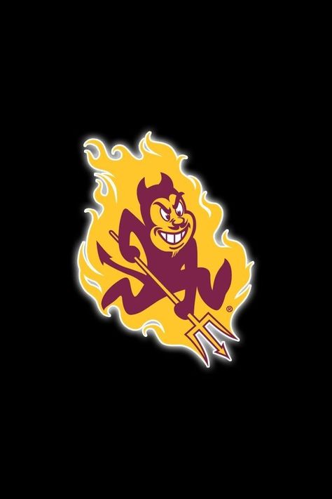 Iphone Wallpaper Size, Devil Logo, School Folders, Sun Devils, University School, Arizona State University, Arizona State, Football Wallpaper, Iphone Wallpapers