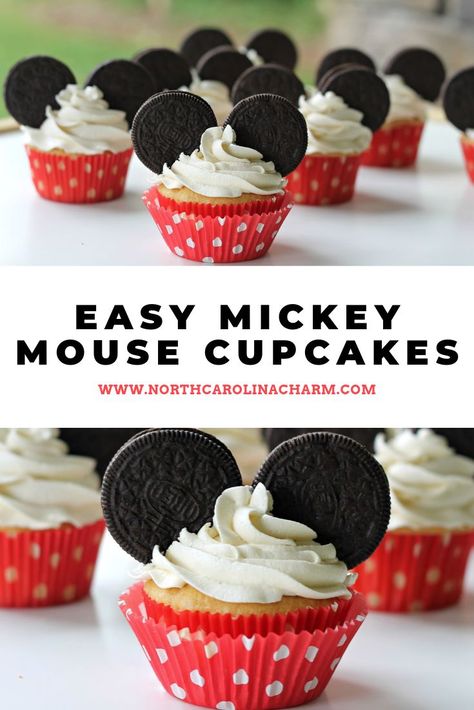 Cupcakes Minnie Mouse, Γενέθλια Mickey Mouse, Mickey Cupcakes, Mickey Mouse Birthday Decorations, Mickey First Birthday, Mickey 1st Birthdays, Mickey Mouse Birthday Cake, Mouse Cupcakes, Twodles Birthday