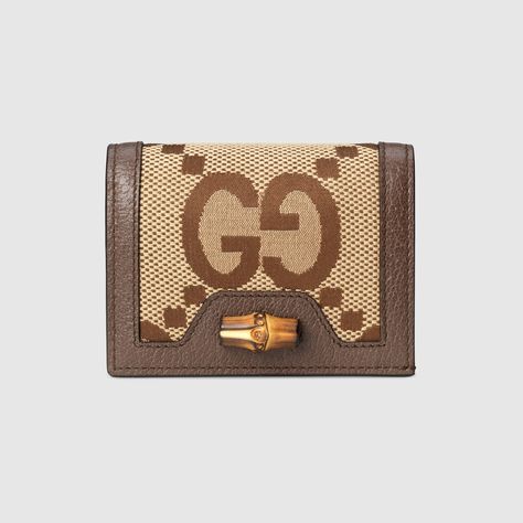 Shop the Gucci Diana jumbo GG card case in beige at GUCCI.COM. Enjoy Free Shipping and Complimentary Gift Wrapping. Gucci Diana, Gucci Monogram, Card Case Wallet, Vanuatu, Canvas Leather, Laptop Sleeve, Card Case, Brunei, Wallets For Women