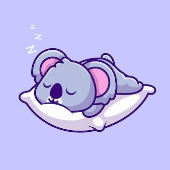 Catalyststuff | Freepik Koala Pictures, Koala Sleeping, Cute Koala, Vector Icons Illustration, Animal Nature, Sleep Pillow, Free Illustrations, Animal Illustration, Royalty Free Photos