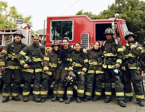 Station 19 Cast, Okieriete Onaodowan, Jay Hayden, Barrett Doss, Firefighter Paramedic, Firefighter Pictures, Danielle Savre, Station 19, Casting Pics