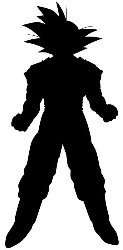 Goku Silhouette, Clipart Black And White, Son Goku, Svg Cricut, Dragon Ball Z, Human Silhouette, Dragon Ball, Spiderman, Naruto