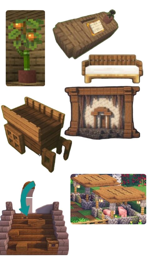 Cute Minecraft House Template, Minecraft Cottage Core Animal Pen, Minecraft Town Wall Designs, 3 Story Minecraft House, Indoor Stairs Minecraft, Minecraft Cool Building Ideas, Minecraft Village Details, Vintage House Minecraft, Village Decoration Minecraft