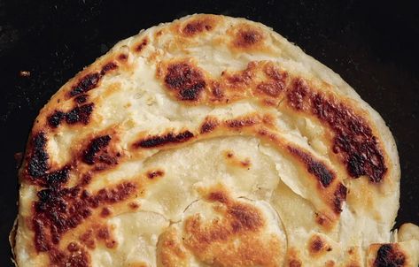 Flaky Bread (Malawah) Recipe | Bon Appétit Flaky Bread, Indian Bread, Pita Bread, Bread And Pastries, Bread Rolls, Quick Bread, Special Recipes, Naan, Tortillas