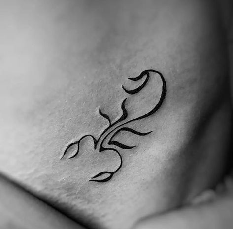 Minimal Scorpion Tattoo, Cool Scorpio Tattoo, Scorpion Tatoos Girly, Scorpion Small Tattoo, Tattoo For Scorpio, Scorpion Minimalist Tattoo, Scorpion Tattoo Zodiac, Tattoo Ideas Female Scorpio, Minimalist Tattoo Scorpio