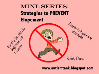 No....this mini series isn't about getting married....in the special ed world, we know that elopement is just a fancy word for running away.  This is one of the most challenging behaviors to deal with Structured Teaching, Behaviour Strategies, Special Ed Teacher, Challenging Behaviors, Teachers Pay Teachers Seller, Therapy Resources, 3 Girls, An Education, School Psychology