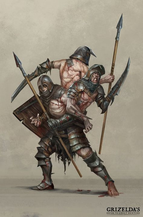 Dnd Npc Art, Undead Monster, Fantasy Digital Art, Illustration Concept Art, Dark Sun, Samurai Artwork, Creature Artwork, Cool Monsters, Characters Design