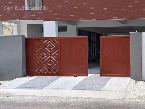 Remote Sliding Gate Sliding Main Gate, Modern Sliding Gate, Ms Gate, Gate Modern, Gate Wheel, Automatic Sliding Gate, Materials Board, Pedestrian Gate, Sliding Gates